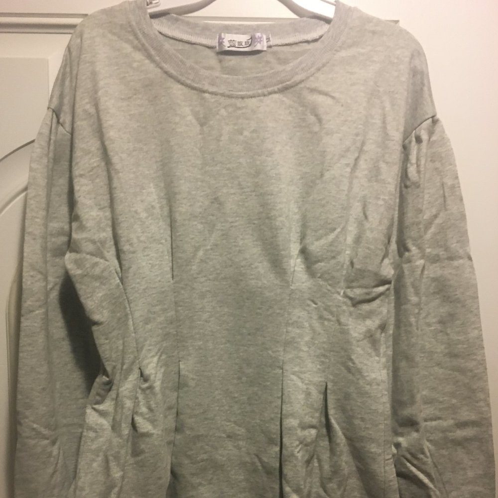Casual sweatshirt midi dress - Picture 1 of 3